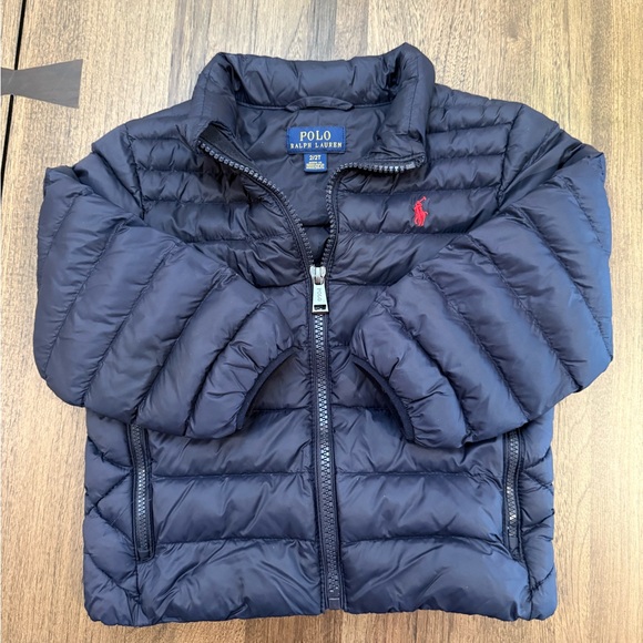 Polo Ralph Lauren Navy Puffer Jacket for Kids - Picture 1 of 3